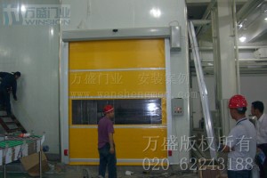 福州統一企業有限公司快速卷門安裝案例