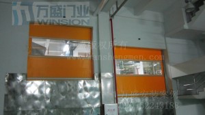 廣州統一企業有限公司快速卷簾門安裝案例