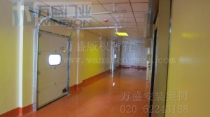 北京統一飲品有限公司快速卷簾門安裝案例